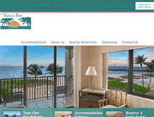 Tablet Screenshot of nativesunresort.com
